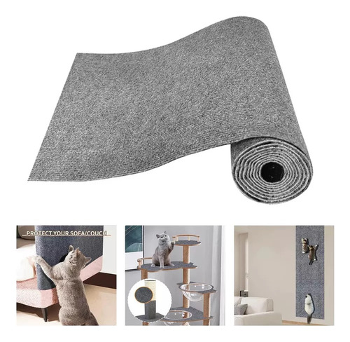 Para Para Protector De Pared Para Rascar Con Forma De Color Beige Lisa