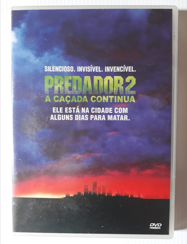 Dvd O Predador 2 - A Caçada Continua - Original Ótimo Estado (Usado)