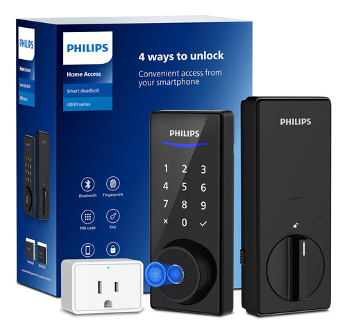 Cerradura De Puerta Inteligente Philips Wi-fi Entrada Sin Ll