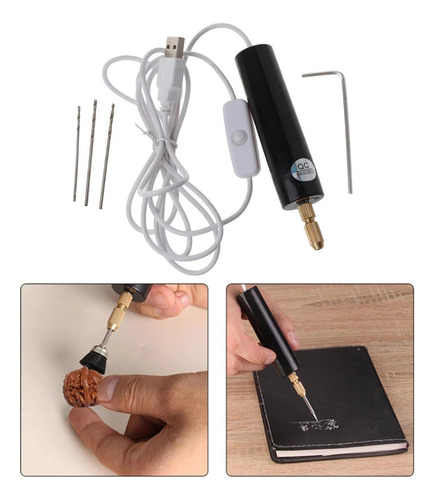 Mini Taladro De Mano Para Arte Y Manualidades, Mini Juego De