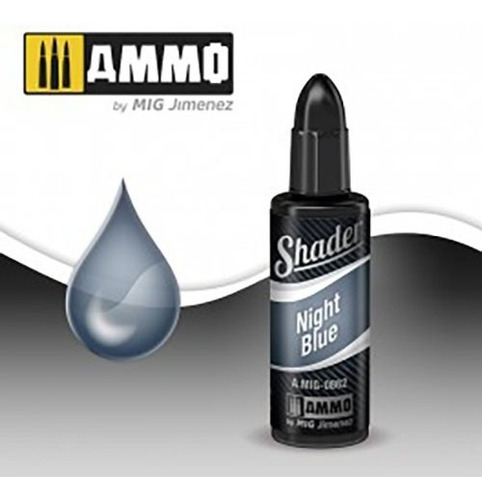 Shader Ammo Mig Jimenez Night Blue 0862 Rdelhobby Mza