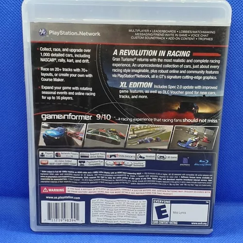 Gran Turismo 5 XL Edition - PS3