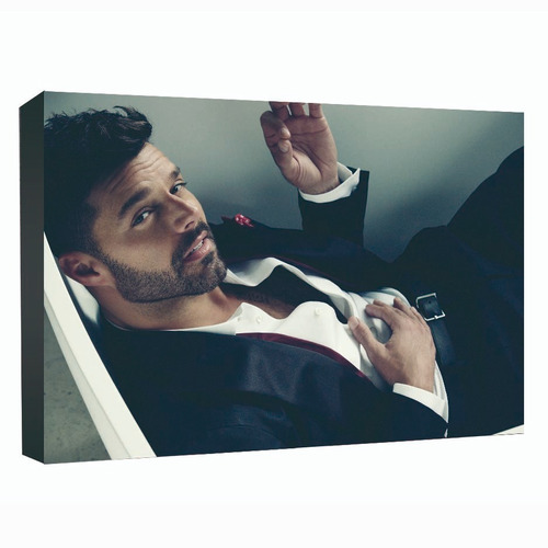Cuadro De Ricky Martin - Podes Personalizarlo Para Regalar
