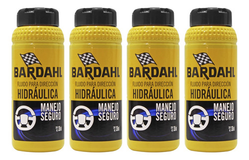 Kit 4 Aceite Bardahl Lubricante Direccion Hidraulica 350ml