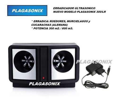 Imagen 4 de 10 de Erradicador Industrial Ultrasonido Ratas 300/lr Nuevo Diseño