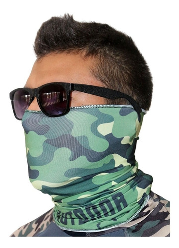 Imagem 4 de 9 de Kit 2 Buff Bandana Ciclismo Uv50 Camuflado Selva + Digital