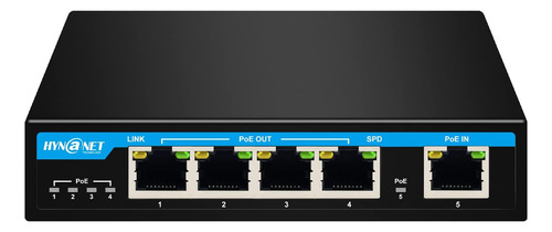 Px204 Extensor Poe Gigabit De 4 Puertos Con Repetidor Poe Es