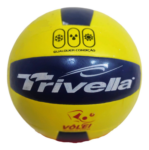 Bola De Volei Soft Matrizada  Oficial Trivella - Brasil Gold