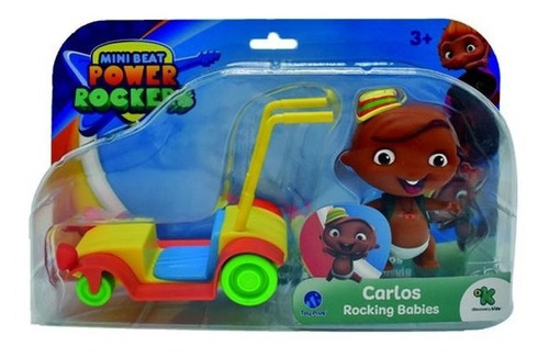 Mini Beat Power Rockers / Figura Carlos / Original