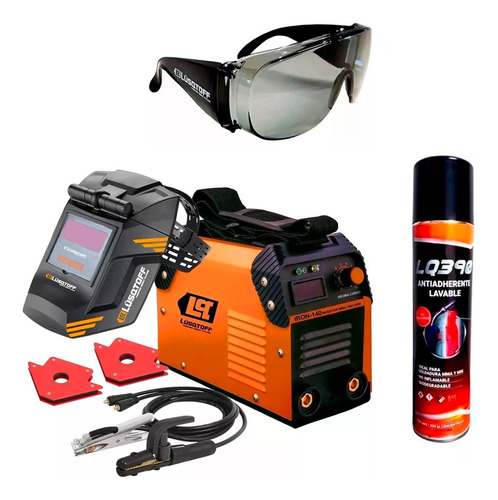 Soldadora Lüsqtoff Inverter + Máscara + Aerosol + Lentes