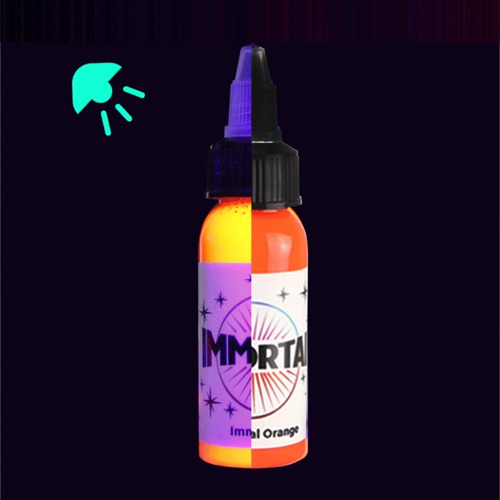 Tintas Para Tatuar Uv Brilla Noche Luz Fluorescente 1/2 Onza