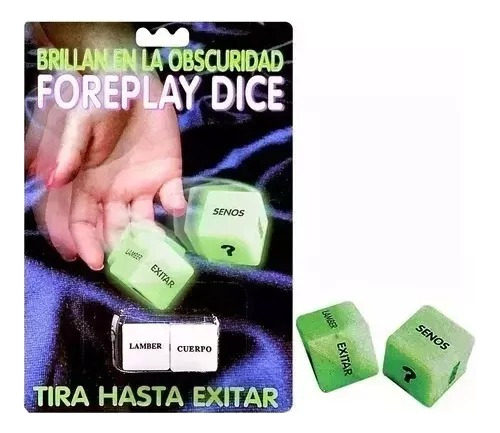 Dados Eroticos Foreplay Glow In The Dark