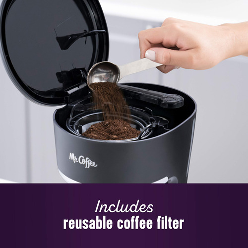 Cafetera Mr. Coffee, Jarra De Vidrio Programable Para 5 Taza