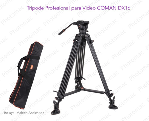 Tripode Profesional Para Video (no Manfrotto) 6kg