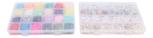 Kit De Pulseras De Amistad Para Bricolaje, 48 Cuentas Con Le