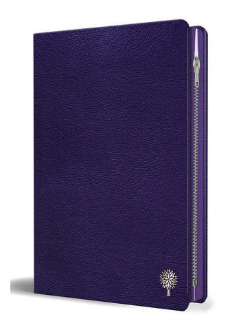 Biblia Rvr 1960/letra Grande/imitacion Piel Morado/con Crema