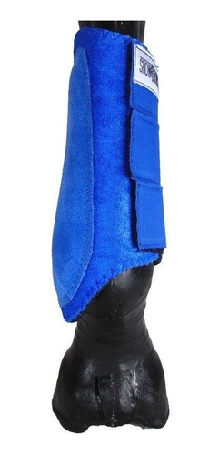Imagem 4 de 4 de Caneleira Para Cavalo Show Horse Azul Level 1
