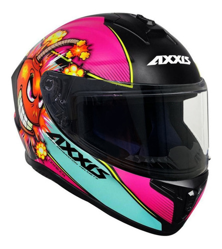 Capacete Resistente Lente100% Antiembaçante Axxis Draken