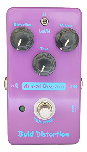 Pedal Distorsión Guitarra Aural Dream Bold Con True Bypass