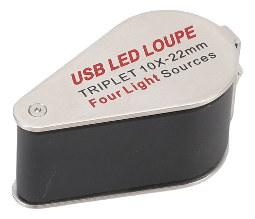 Lupa Para Joalheiros Com Lupa 10x Silver Portable