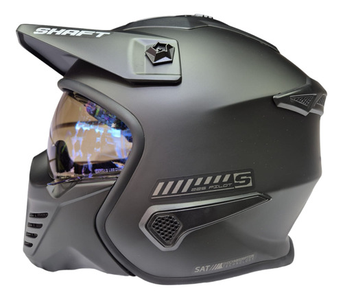 Casco Modular Shaft 225 Evo Pilot, Certificacion Ece R2206. 