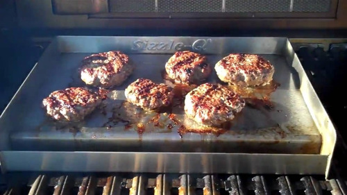 Plancha Universal Para Parrillas Barbacoa, Acero Inoxidable.