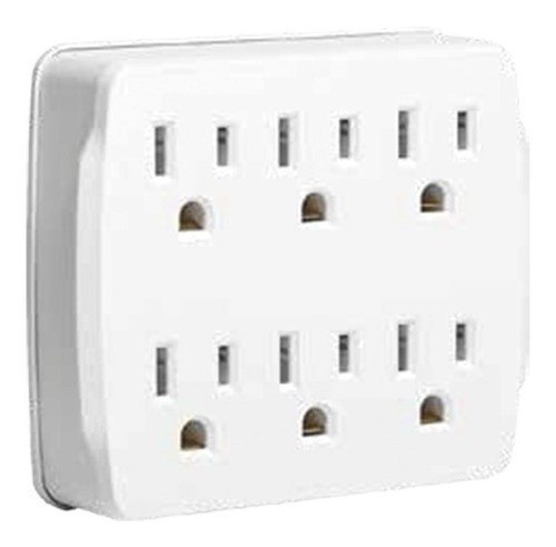 Multicontacto De Pared 6 Contactos