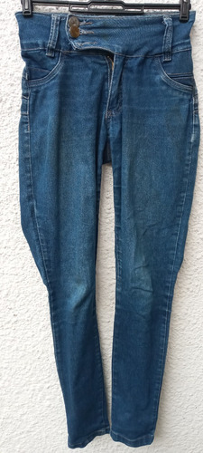 Pantalón Dama Jean Elastizado Azul Edén Talle 40.