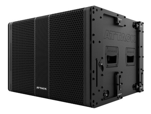 Caixa Sub Grave Attack Ativo Versa Red Vsl115a 1x15 Preto 220/110