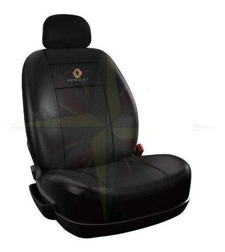 Imagen 1 de 3 de Funda Cubre Asiento Cuero Renault Twingo C/ Respaldo Trasero Partido Al Medio ( Juego Completo )