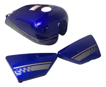 Comprar Tanque De Gasolina Owen Con Tapas Laterales  Azul,rojo,negro