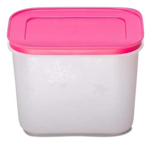 Tupperware Plastic Freezer Mates Gen Ii 1.1l 1ud (rosa, Blan