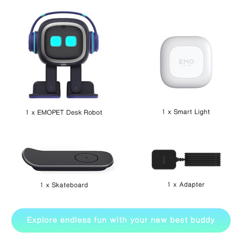 Desk Robot Companion Emopet Ai Chatgpt Comandos De Voz E Dan