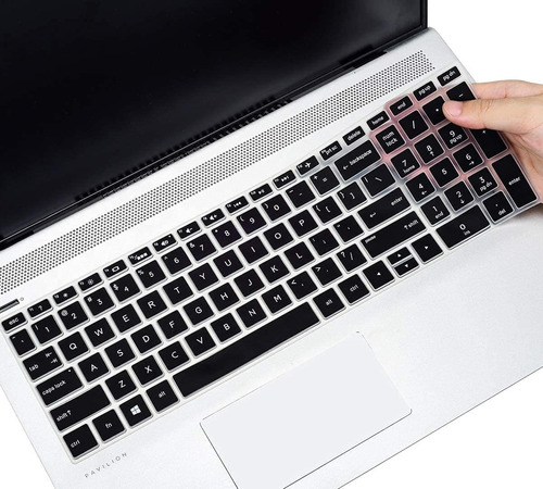 Protector De Teclado Negro Para Hp Envy / Spectre X360