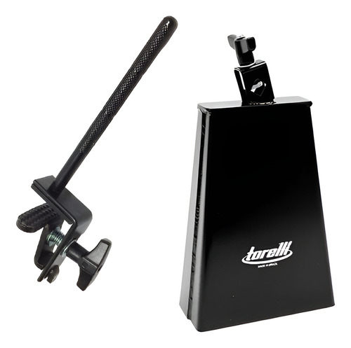 Kit Torelli Cowbell 8'' Rock To056 + Multi Clamp Bumbo Ta420