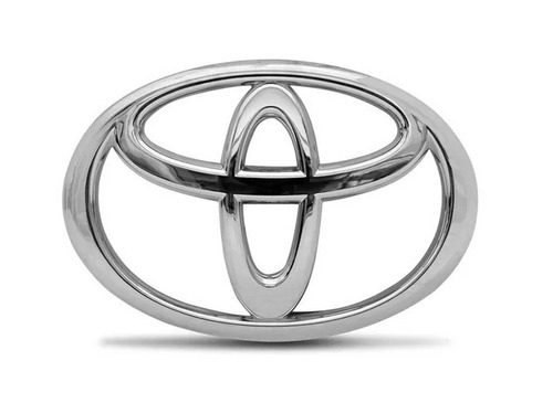 Emblema Toyota Grade Dianteira Hilux 2005 A 2015 Cromada