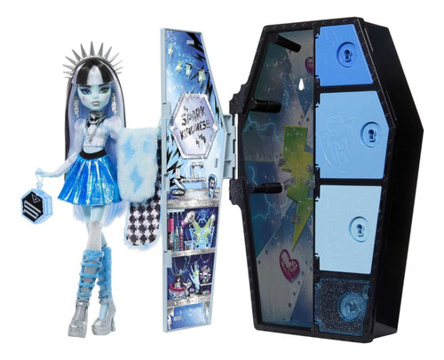 Monster High Muñeca Frankie Fear Idescent Skulltimate 