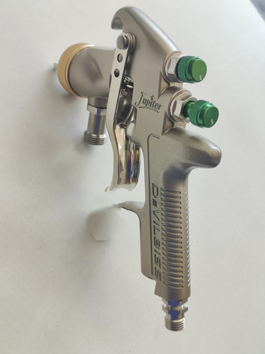Pistola Devilbiss Jupiter Lvmp 1.1mm Para Tanque U Olla Dorado