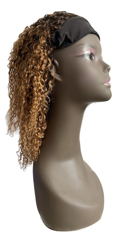 Perucas De Bandana Perucas De Cabelo Humano Cor Omber 35cm