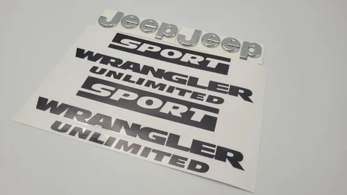 Emblemas Y Calcomanias Jeep Wrangler Laterales