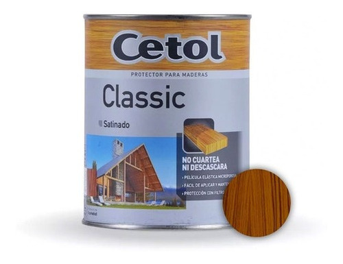 Cetol Classic Satinado Impregnante Protector Exterior X 1lt - Prestigio