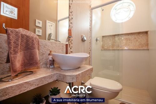 Imagem 13 de 25 de Acrc Imóveis - Belíssima Casa Semimobiliada Com Piscina E Aquecimento A Gás Para Venda No Bairro Itoupava Norte - Ca01537 - 69178201