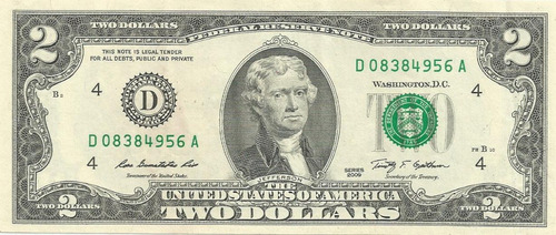 Estados Unidos - 2 Dólares De 2.013 - B 2  
