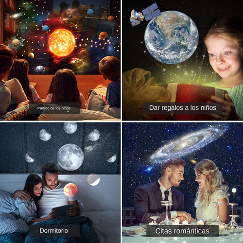 Proyector De Estrellas Cielo Estrellado Luz Nocturna 2023