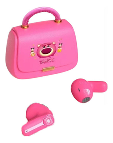 Fones Inalámbricos Bluetooth 5.3 Barbie Strawberry A