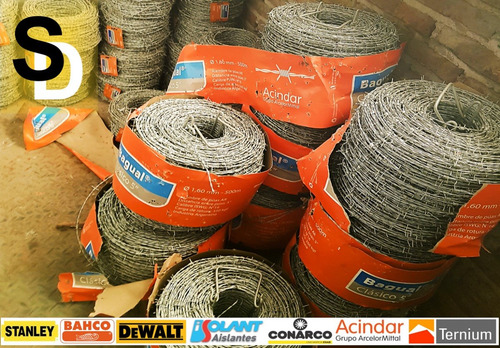 Alambre De Puas Rollo X 500 Mts Acindar N°16 Cactus Cuotas