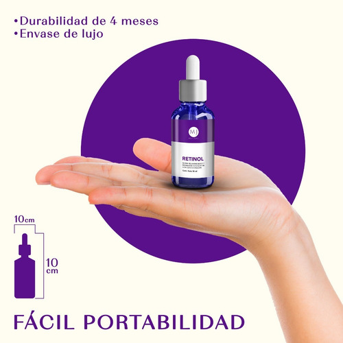 Imagen 6 de 7 de Suero Retinol Vitamina E, D, A, B Y Acido Hialuronico Eficaz