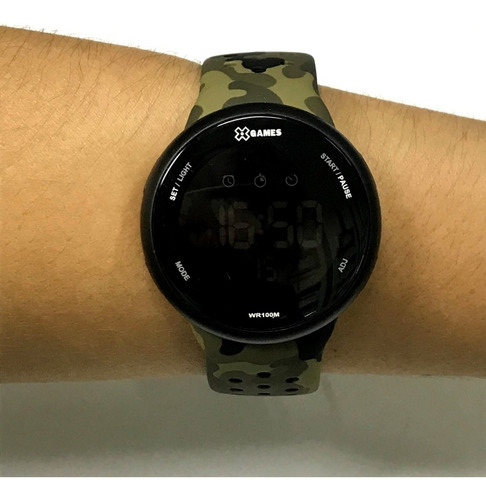 Relógio X-games Xmppd486 Masculino Digital Pulseira Militar