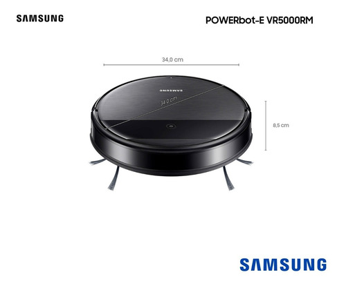 Imagem 2 de 10 de Robô Aspirador De Pó Inteligente Samsung Powerbot-e Wi-fi