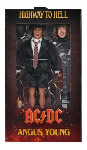Retro Clothed Figures Ac/dc Angus Young (highway To Hell)